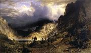 Albert Bierstadt A Storm in t he Rocky Mountains,Mt,Rosalie Sweden oil painting artist